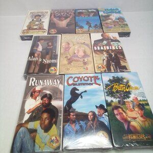 Feature Films For Families VHS Movie Lot of 10 NEW